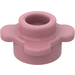 LEGO Medium Dark Pink Plate 1 x 1 Round with Flower Petals (28573 / 33291)