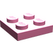 LEGO Mittel dunkles Rosa Platte 2 x 2 (3022)