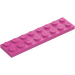 LEGO Medium mørk rosa Plate 2 x 8 (3034)