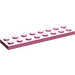 LEGO Medium Dark Pink Plate 2 x 8 (3034)