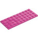 LEGO Medium Dark Pink Plate 4 x 10 (3030)