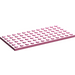 LEGO Medium Dark Pink Plate 6 x 12 (3028)