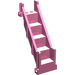 LEGO Mittleres dunkles Rosa Treppe 4 x 6 x 7 1/3 Enclosed Gerade (4784)