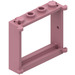 LEGO Medium Dark Pink Window Frame 1 x 4 x 3 with Shutter Tabs (3853)