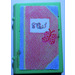 LEGO Medium Groen Book 2 x 3 met Diary en Butterfly Sticker (33009)