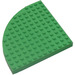 LEGO Medium Green Brick 12 x 12 Round Corner  without Top Pegs (6162 / 42484)