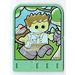 LEGO Medium Green Explore Story Builder Jungle Jam Story Card with boy pattern (42177 / 43973)