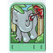 LEGO Medium Groen Explore Story Builder Jungle Jam Story Card met elephant Patroon (42181 / 43977)