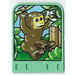 LEGO Medium Groen Explore Story Builder Jungle Jam Story Card met Aap Patroon (42179 / 43975)