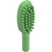 LEGO Medium Green Hairbrush with Short Handle (10mm) (3852)