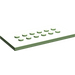 LEGO Medium Green Plate 4 x 8 with Studs in Centre (6576)