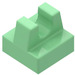 LEGO Vert moyen Tuile 1 x 1 avec Agrafe (Pas de coupe au centre) (2555 / 12825)
