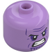 LEGO Mittlerer Lavendel Groß Kopf mit Thanos Angry Gesicht (79435 / 104722)