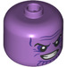 LEGO Mittlerer Lavendel Groß Kopf mit Thanos Medium Angry Face (78989)