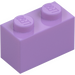 LEGO Medium Lavender Brick 1 x 2 with Bottom Tube (3004 / 93792)