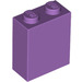 LEGO Medium lavendel Steen 1 x 2 x 2 met binnenas houder (3245)