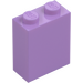 LEGO Medium Lavender Brick 1 x 2 x 2 with Inside Stud Holder (3245)