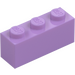 LEGO Medium Lavender Brick 1 x 3 (3622)