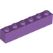 LEGO Medium Lavender Brick 1 x 6 (3009)