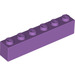 LEGO Medium Lavender Brick 1 x 6 (3009 / 30611)