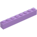 LEGO Medium Lavender Brick 1 x 8 (3008)