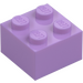 LEGO Medium Lavender Brick 2 x 2 (3003)