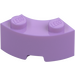 LEGO Medium Lavender Brick 2 x 2 Round Corner with Stud Notch and Reinforced Underside (85080)