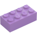 LEGO Medium Lavender Brick 2 x 4 (3001 / 3556)