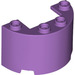 LEGO Medium lavendel Cilinder 2 x 4 x 2 Halve (24593 / 35402)