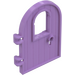 LEGO Medium Lavender Door 1 x 4 x 6 Round with Window (Reinforced Edge) (64390)