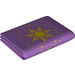 LEGO Mittlerer Lavendel Duplo Blanket (8 x 10cm) mit Sun (29988 / 36429)