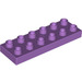 LEGO Medium Lavender Duplo Plate 2 x 6 (98233)