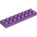 LEGO Lavande moyenne Duplo assiette 2 x 8 (44524)