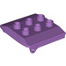 LEGO Mittlerer Lavendel Duplo Roof for Cabin (4543 / 34558)