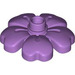 LEGO Mittlerer Lavendel Blume 3 x 3 x 1 (84195)