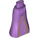 LEGO Medium Lavender Friends Hip with Long Skirt with Gold Trim and Lavender Lace (Thick Hinge) (15875 / 37812)