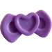 LEGO Mittlerer Lavendel Haar Bow mit Herz Design (92355)