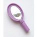 LEGO Medium Lavender Hand Mirror with Heart with Oval Mirror Sticker