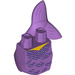 LEGO Medium Lavender Mermaid Tail Curved Left with Purple Scales (16198 / 95351)