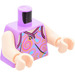 LEGO Medium Lavender Minifig Torso with Paisley Patterned Tank Top (973 / 76382)