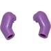 LEGO Medium Lavender Minifigure Arms (Left and Right Pair)