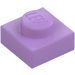 LEGO Medium lavendel Plate 1 x 1 (3024 / 30008)