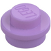 LEGO Medium lavendel Plaat 1 x 1 Rond (6141 / 30057)