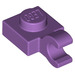 LEGO Medium lavendel Plaat 1 x 1 met Horizontale Klem (Dikke open &#039;O&#039;-clip) (52738 / 61252)