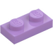 LEGO Medium Lavender Plate 1 x 2 (3023)