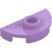 LEGO Medium Lavender Plate 1 x 2 Round Semicircle (1745)