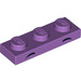 LEGO Medium Lavender Plate 1 x 3 with Sleepy Unikitty Eyebrows (3623 / 38904)