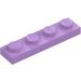 LEGO Medium Lavender Plate 1 x 4 (3710)