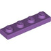 LEGO Medium Lavendel Plaat 1 x 4 (3710)