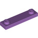 LEGO Medium Lavender Plate 1 x 4 with Two Studs without Groove (92593)